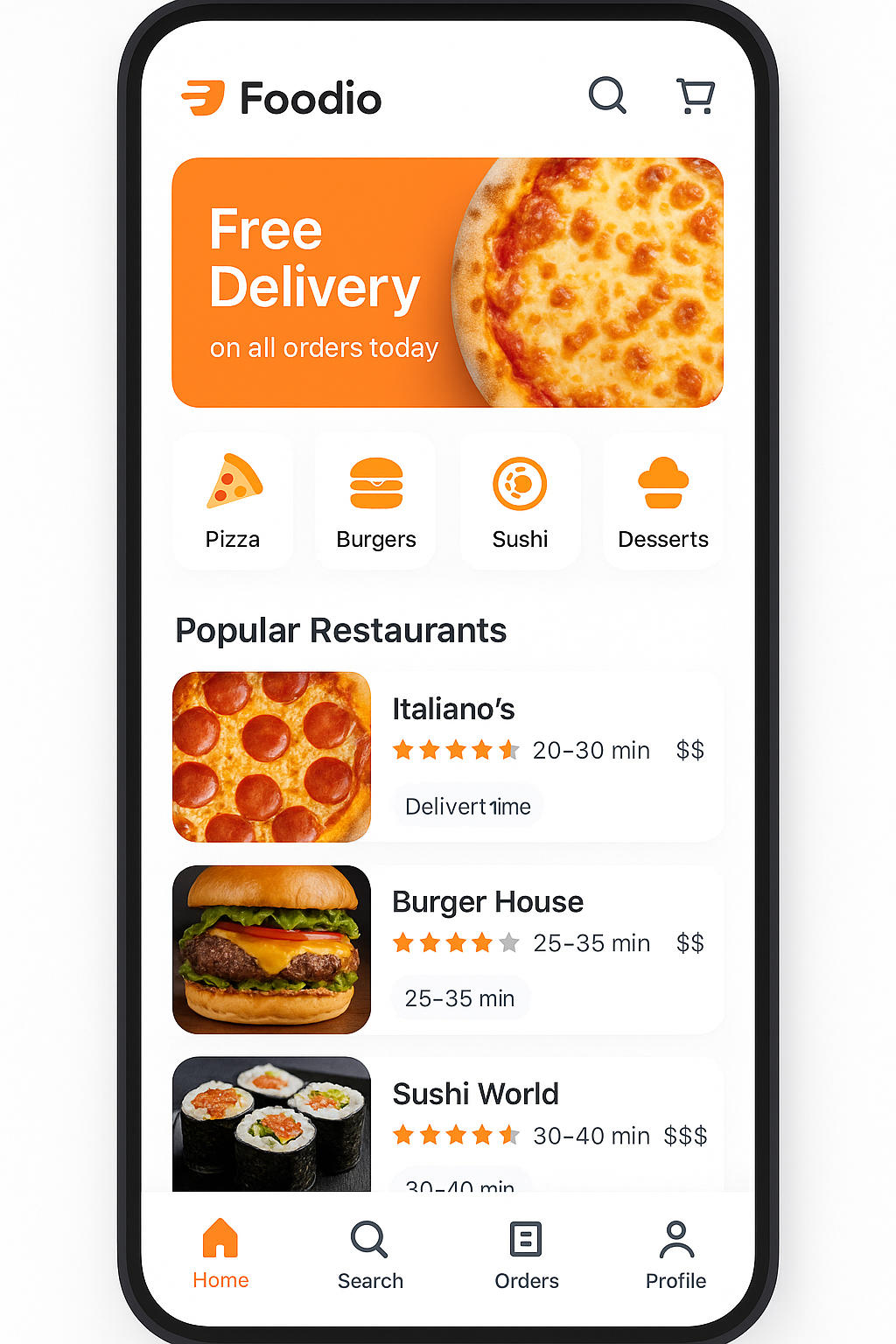 Food Delivery Mobile App