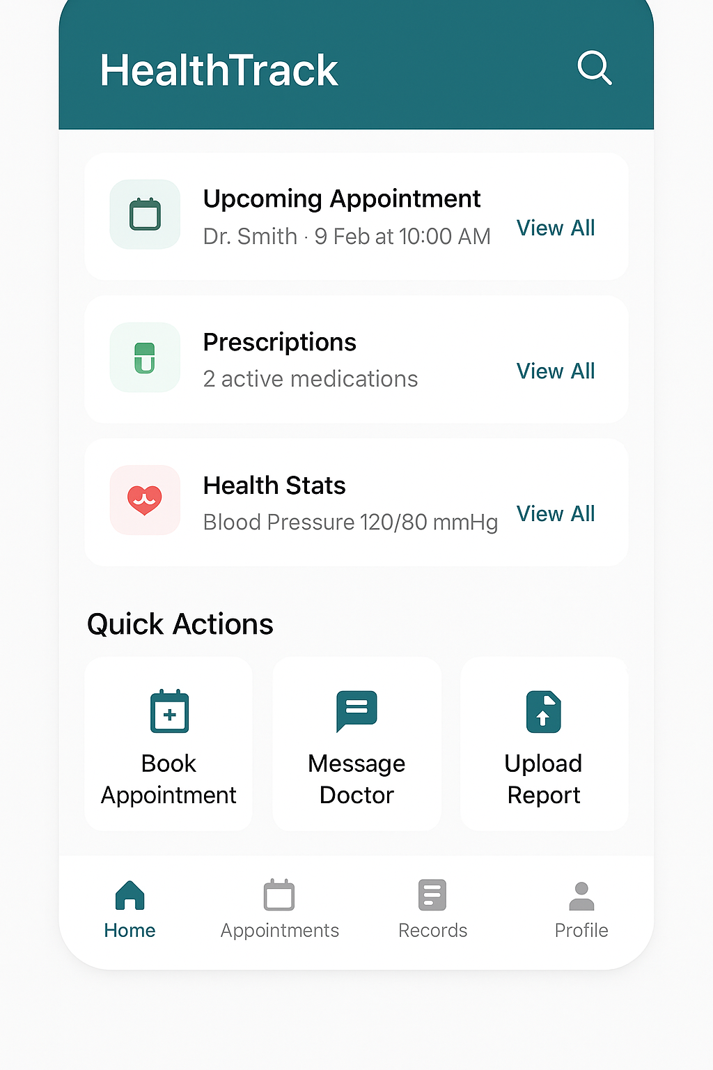 Healthcare Management App