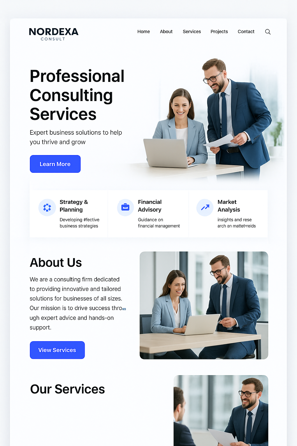 Corporate Business Website